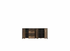 Dressoir Clif 206cm - decor - old wood & beton- Dressoirs