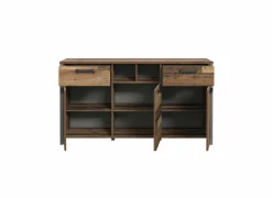 Dressoir Clif 156cm - decor - old wood & beton- Dressoirs