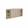 Dressoirs|Dressoir 216cm - decor - natuurlijke olm