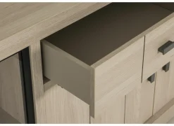 Dressoir 144cm - decor - natuurlijke olm- Dressoirs