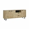 Dressoir Como 1 220cm - melamine - golden oak- Dressoirs