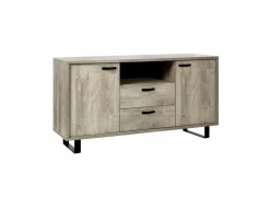 Dressoir Como 2 170cm - melamine - humus eik- Dressoirs
