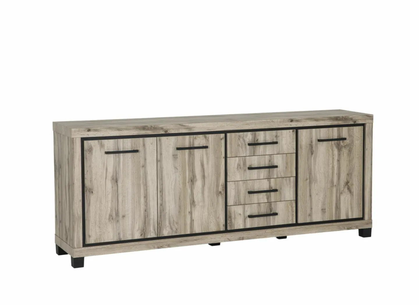 Dressoir Elegance 225cm - decor - canada oak- Dressoirs
