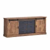 Dressoirs|Dressoir Elon 221cm - decor - acacia & zwart