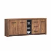 Dressoir Ensor 230cm - decor - acacia & black concrete- Dressoirs