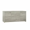 Dressoir Enzo 210cm - decor - eik sonomagrijs- Dressoirs