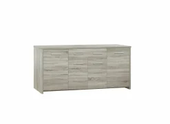Dressoir Enzo 210cm - decor - eik sonomagrijs- Dressoirs