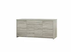 Dressoir Enzo 210cm - decor - eik sonomagrijs- Dressoirs