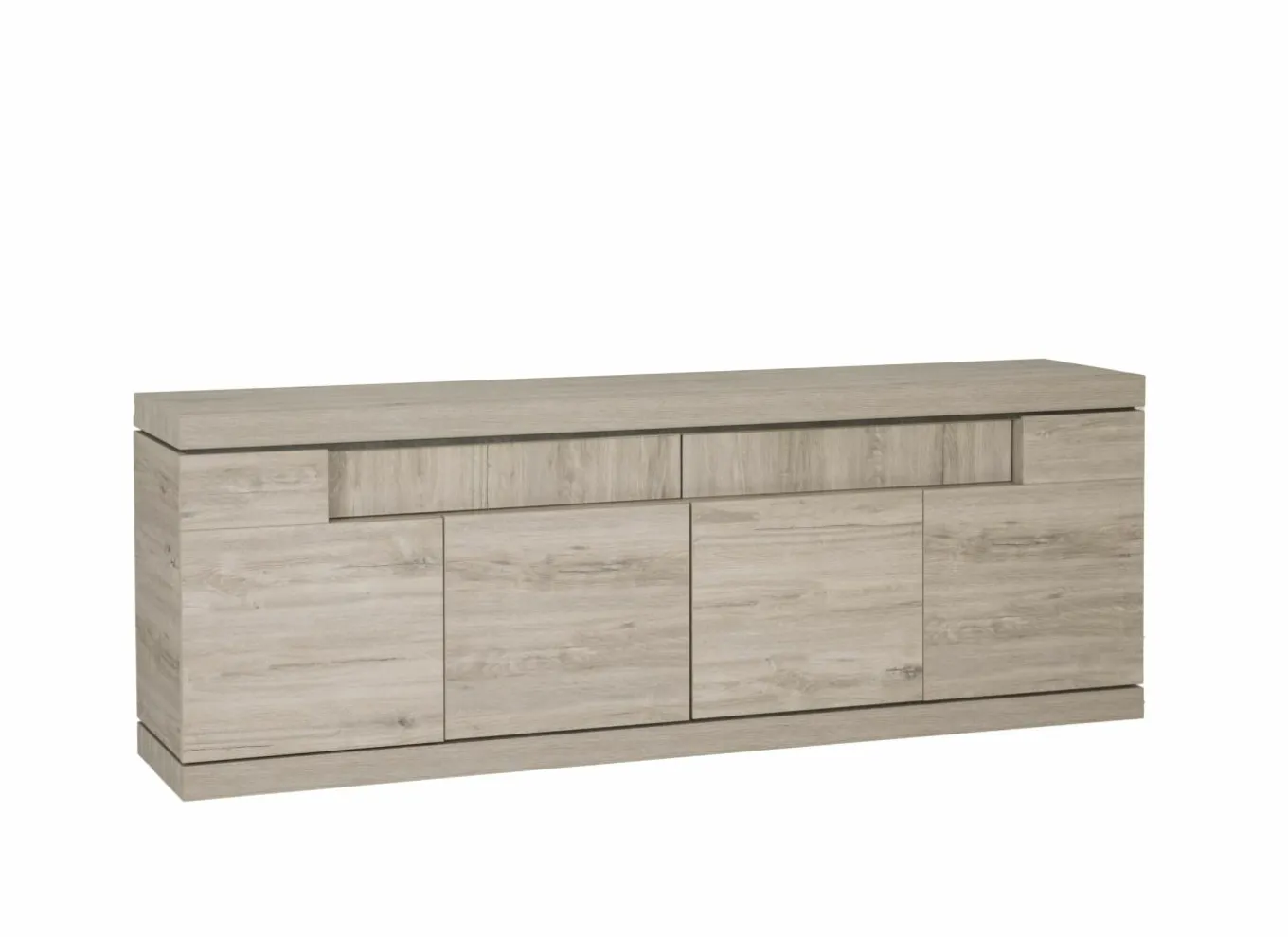 Dressoirs|Dressoir Etna 250cm - decor - millenium eik & lichtgrijs