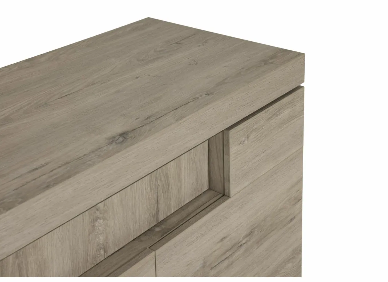 Dressoirs|Dressoir Etna 250cm - decor - millenium eik & lichtgrijs
