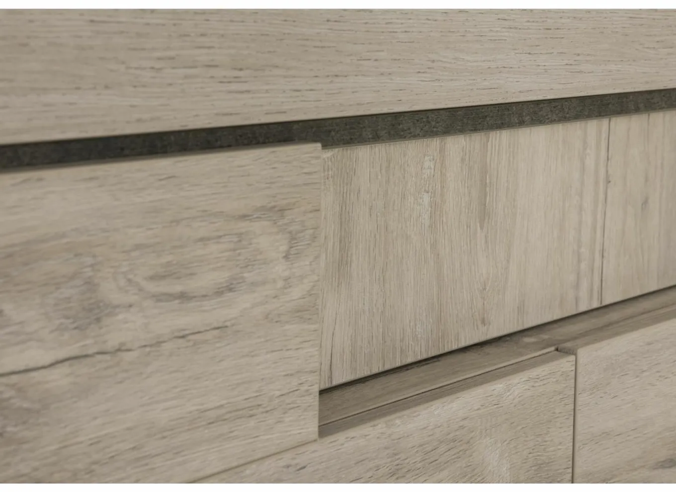 Dressoirs|Dressoir Etna 250cm - decor - millenium eik & lichtgrijs