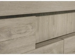 Dressoir Etna 223cm - decor - millenium eik & lichtgrijs- Dressoirs