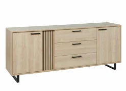 Dressoirs|Dressoir Faro 216cm - melamine - zand eik