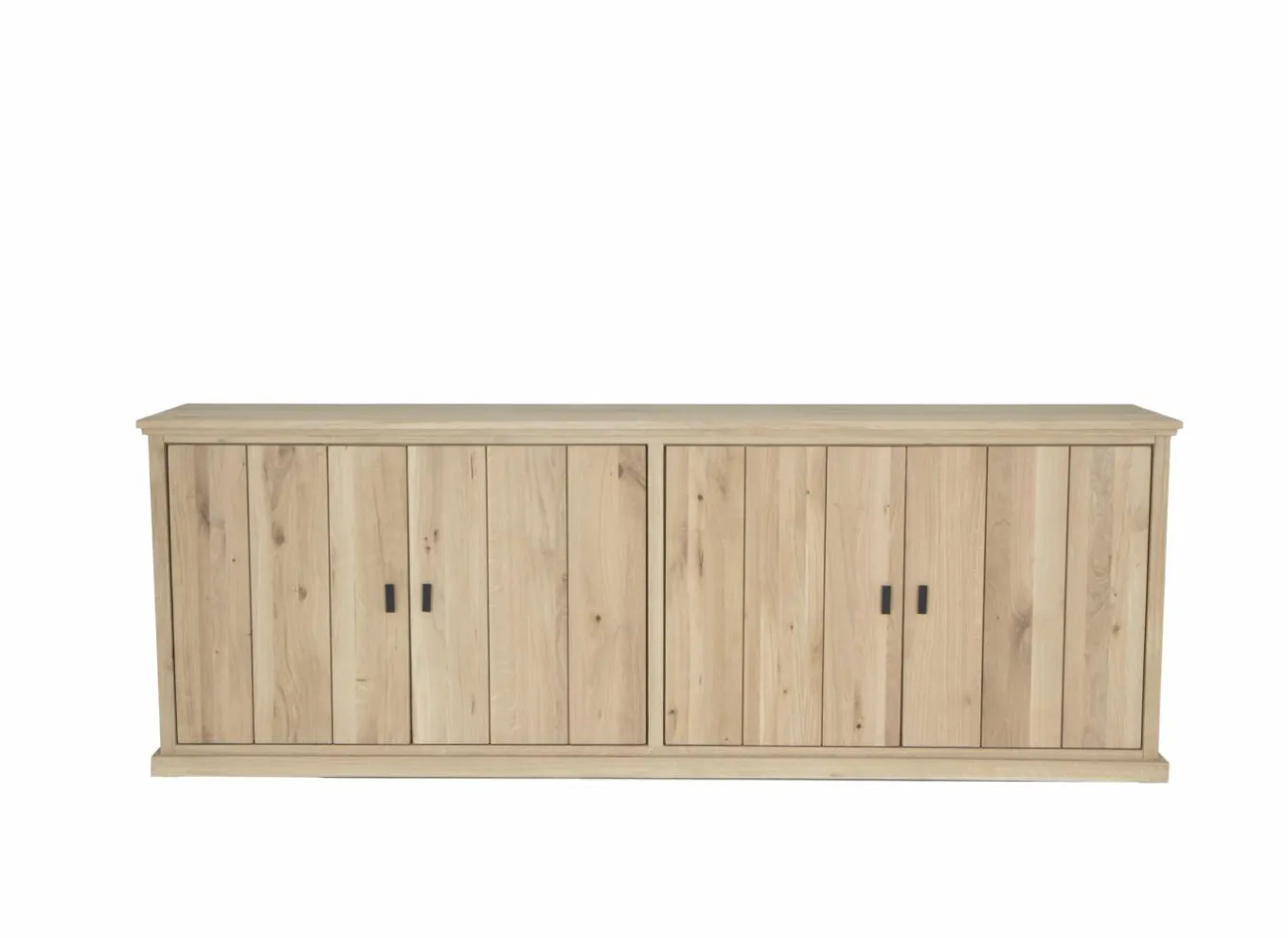 Dressoirs|Dressoir Grimaldi 240cm - eik massief & decor - naturel