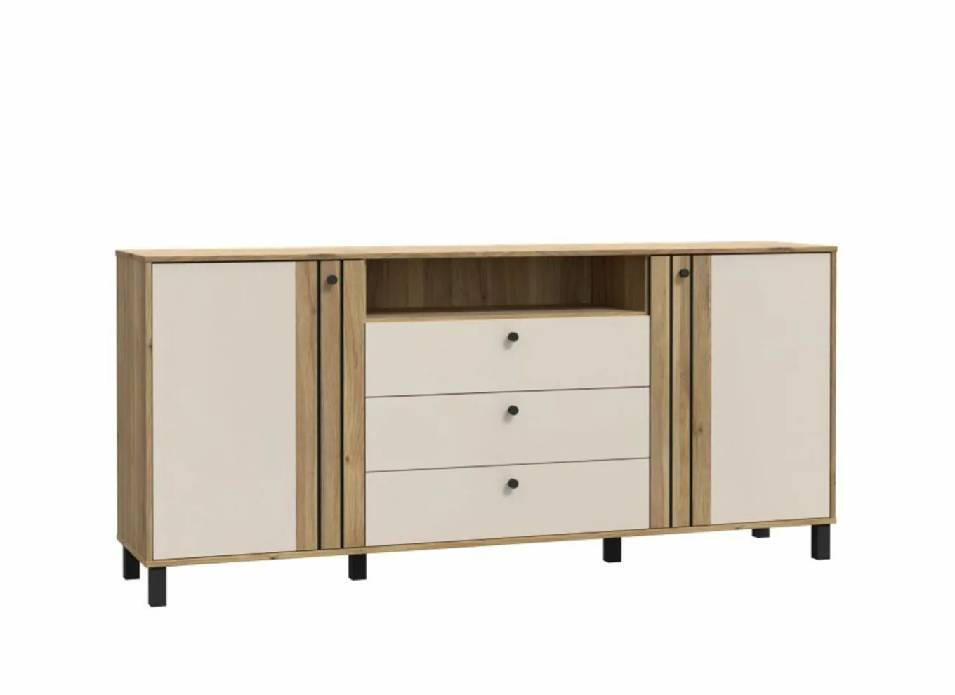 Dressoirs|Dressoir Killarney 193cm - decor - mauvela oak & sand