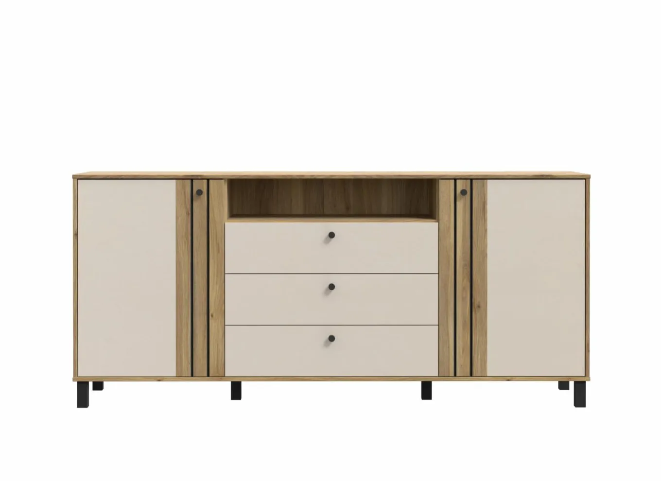 Dressoirs|Dressoir Killarney 193cm - decor - mauvela oak & sand