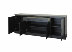 Dressoirs|Dressoir Raphael 240cm - melamine - NOX