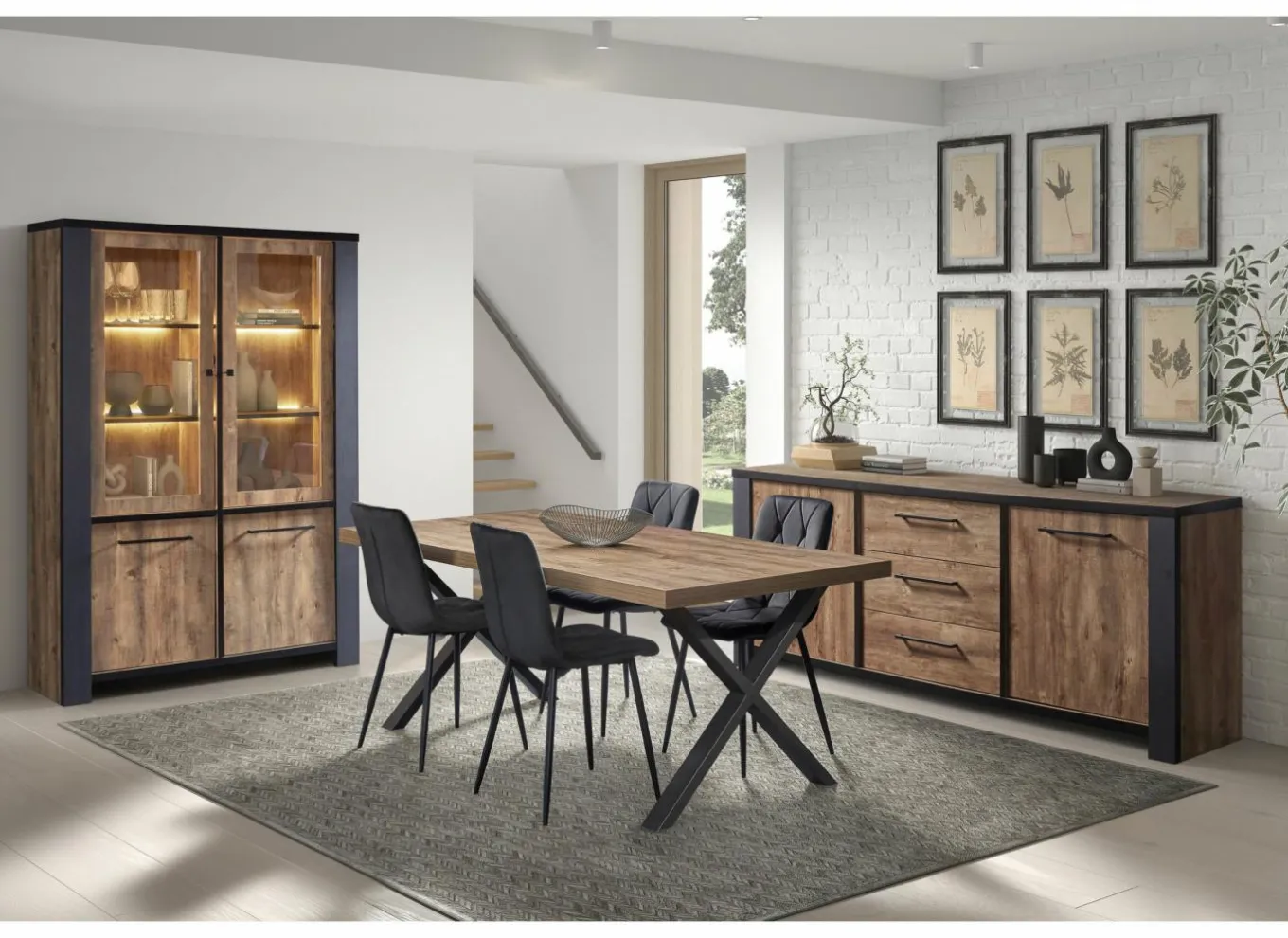 Dressoirs|Dressoir Samuel 230cm - decor - denver eik