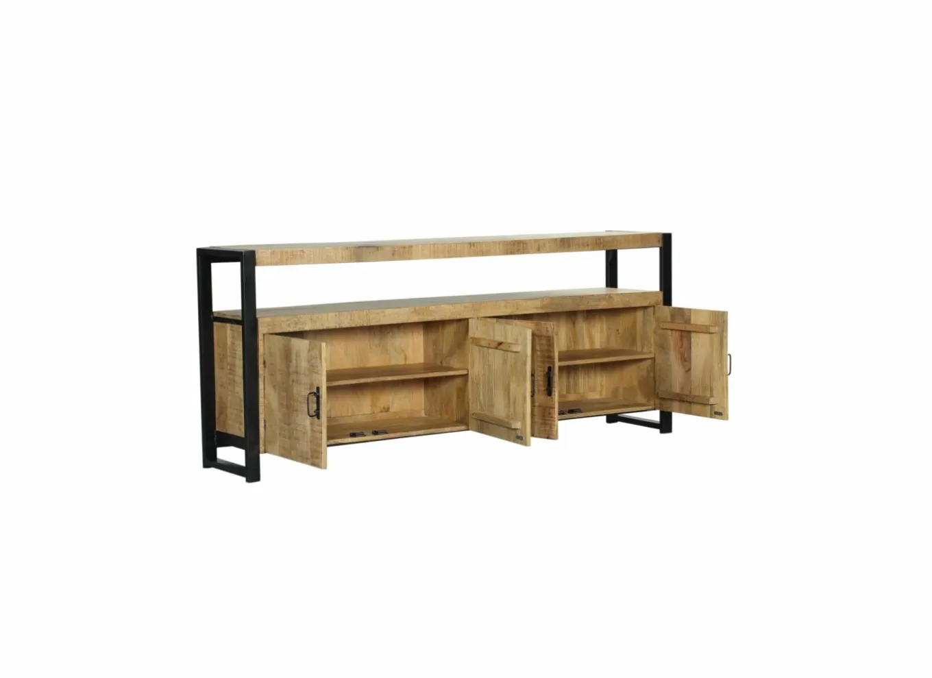 Dressoirs|Dressoir Sanguine 200cm - mango massief - natuur