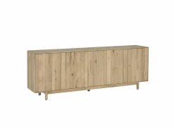 Dressoirs|Dressoir Summer 243cm - eik massief & decor - naturel
