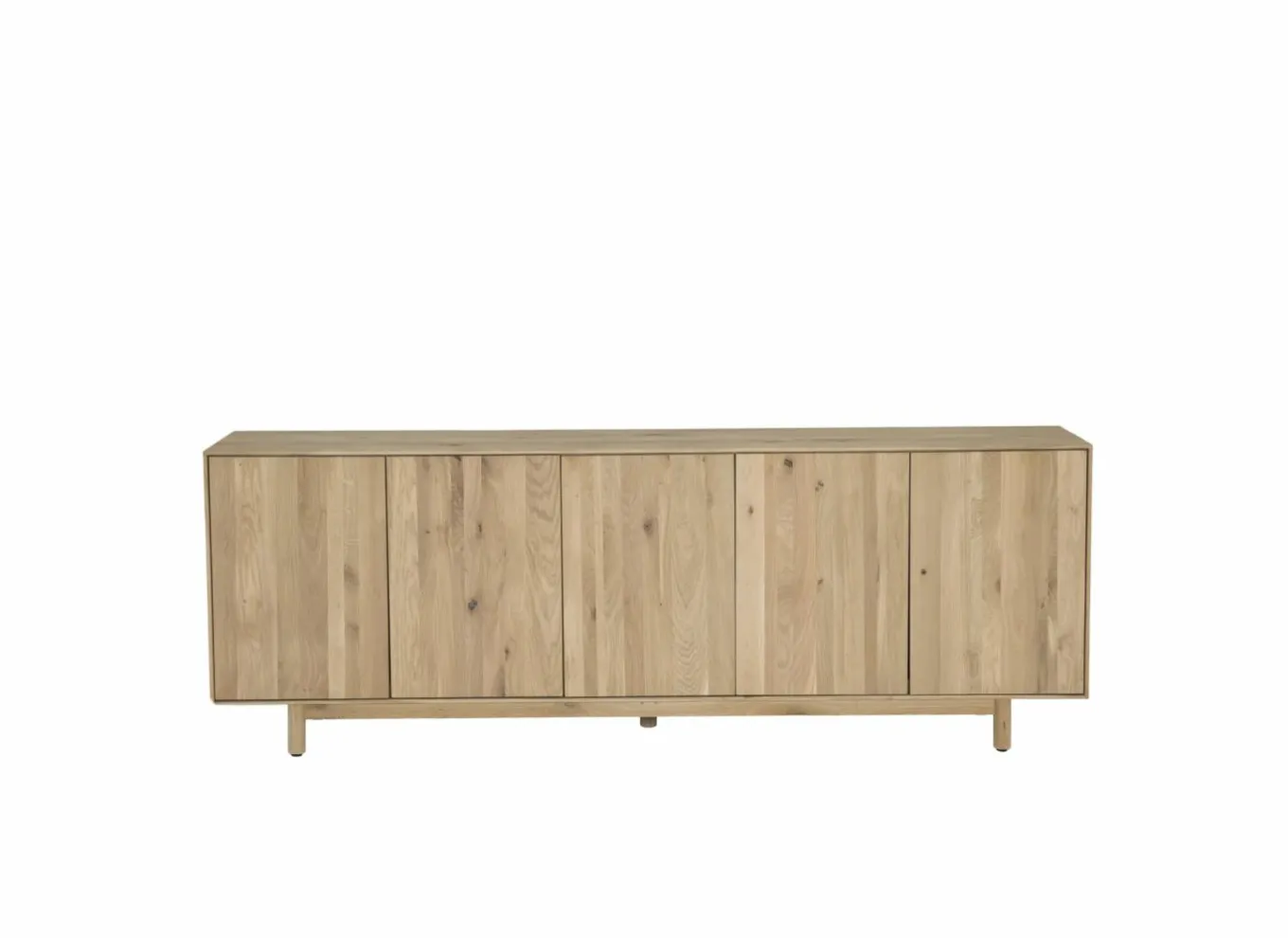 Dressoirs|Dressoir Summer 243cm - eik massief & decor - naturel