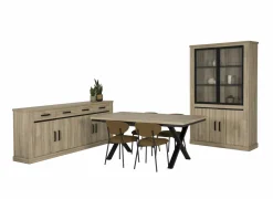 Dressoirs|Dressoir Tibo 235cm - decor - naturel