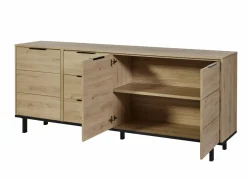 Dressoir Toby 230cm - melamine - castella oak- Dressoirs