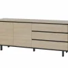 Dressoir Tyler 194cm - melamine- urban oak- Dressoirs