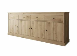 Dressoirs|Dressoir Valencia 225cm - melamine - lichte eik