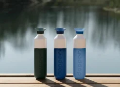 Dopper Drinkfles 45 cl - Kunststof - Blauw- Drinkflessen