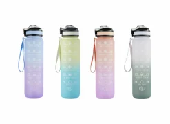 Drinkfles Sport 1L - kunststof - multicolor- Drinkflessen