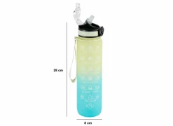Drinkfles Sport 1L - kunststof - multicolor- Drinkflessen