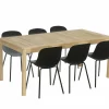 Voorgemonteerd|Eetkamer Voodoo met 6 stoelen Atacama - tafel 180x90cm