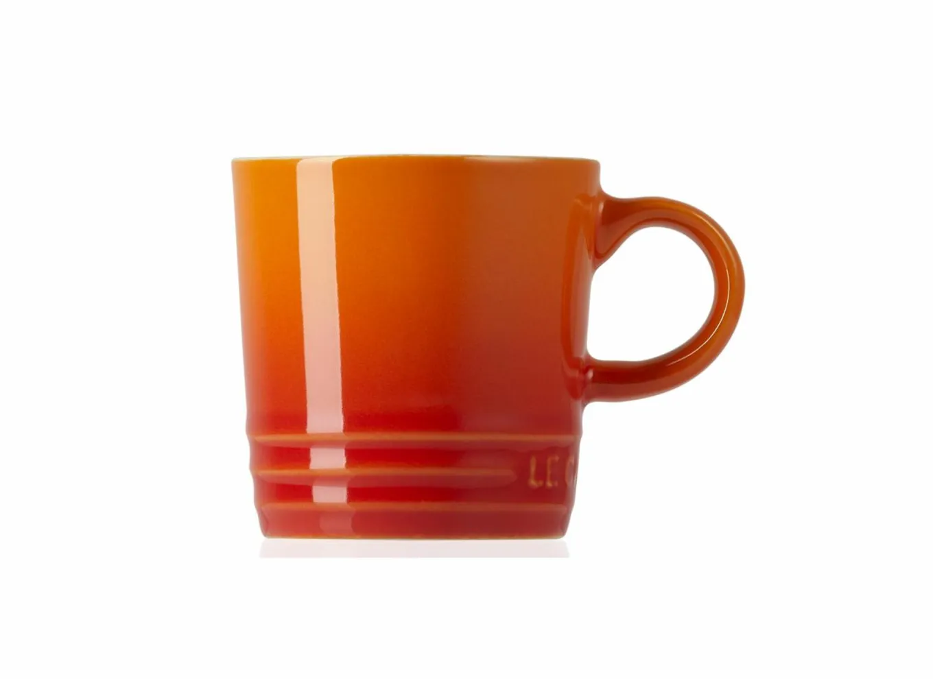Le Creuset Koffietassen|Koffietassen|Espressokopje 10cl - keramiek - oranjerood