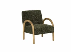 Fauteuils|Fauteuil Boogie 66,7x77x78,5cm - polyestervezel - groen