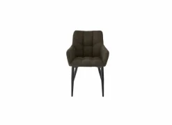 Fauteuil Conan 61x56x84cm - stof - bruin- Fauteuils