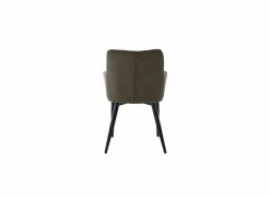 Fauteuil Conan 61x56x84cm - stof - bruin- Fauteuils