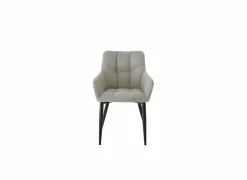 Fauteuils|Fauteuil Conan 61x56x84cm - stof - lichtgrijs