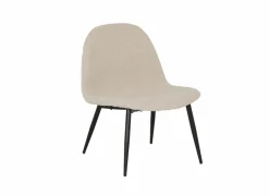 Fauteuil Eloise 73,5x63x82cm - bouclé - beige- Fauteuils