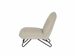 Fauteuil Guts 67,5x93x82cm - bouclé - beige- Fauteuils