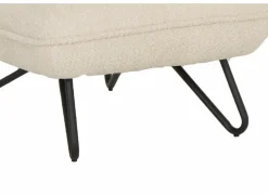 Fauteuils|Fauteuil Guts 67,5x93x82cm - bouclé - ecru