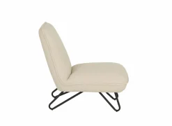 Fauteuils|Fauteuil Guts 67,5x93x82cm - bouclé - ecru