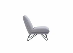 Fauteuil Guts 67,5x93x82cm - stof - lichtgrijs- Fauteuils