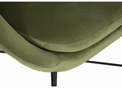 Fauteuil Juice 70x69x73,50cm - fluweel - groen- Fauteuils