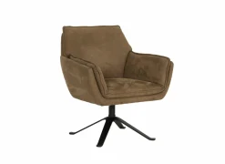 Fauteuil KF 77x70x86cm - stof - cognac- Fauteuils
