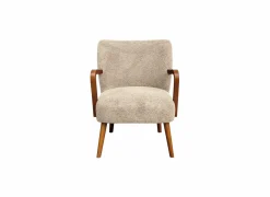 Fauteuil Klimt 62x70x78cm - stof - ecru- Fauteuils