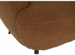 Fauteuil Teddy Bear 68x70x73cm - bouclé - roest- Fauteuils