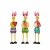 J line Decoratieve Accessoires|Figuur Konijn met hart, ei of wortel H25cm
