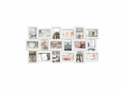 Fotokaders|Fotokaders|Fotokader Berlin set van 18 foto's 10x15cm - kunststof/plexiglas - wit