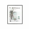 Fotokaders|Fotokaders|Fotokader Kyoto 50x40cm - kunststof & glas - zwart
